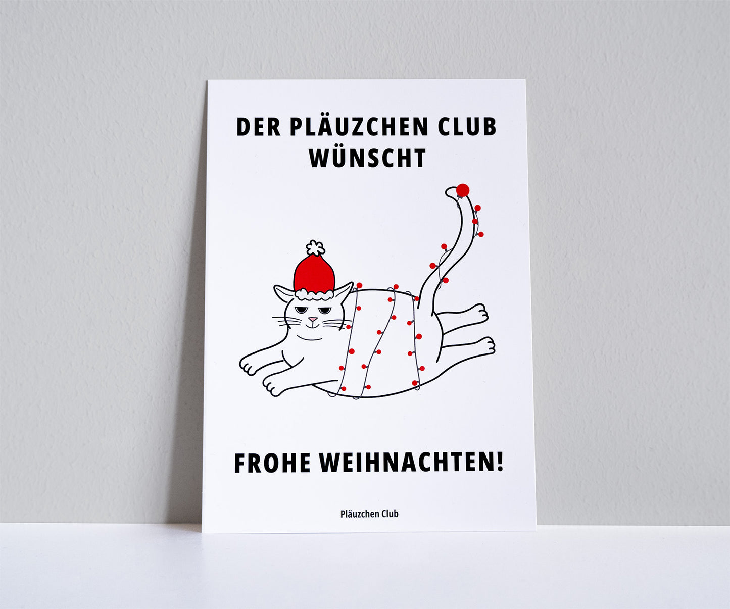 "Frohe Weihnachten" Pläuzchen Club Postkarten 3er Set